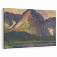 Majestic Mountain River Landscape - Rocky Hills Wall Art