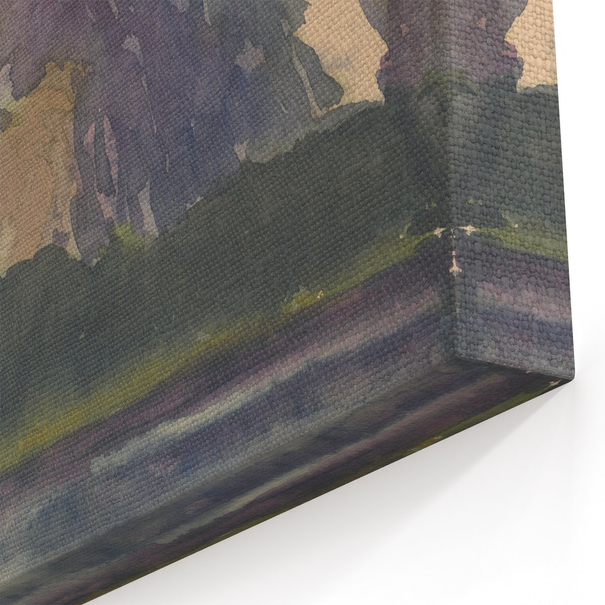 Majestic Mountain River Landscape - Rocky Hills Wall Art
