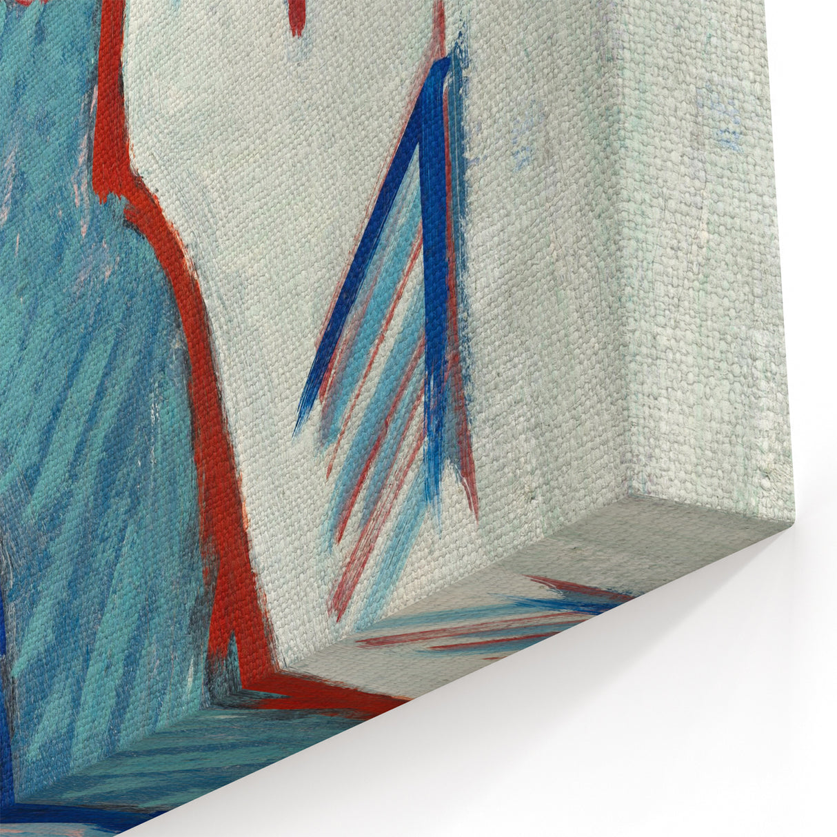Vibrant Expressionist Dancing Couple - Colorful Canvas Print