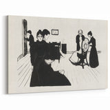 Powerful Expressionist Art - Death in the Sickroom Print