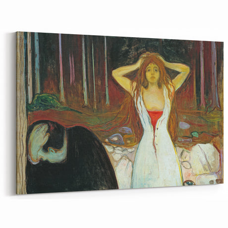 Expressionist Art: "Ashes" Abstract Modern Expressionism Wall Decor