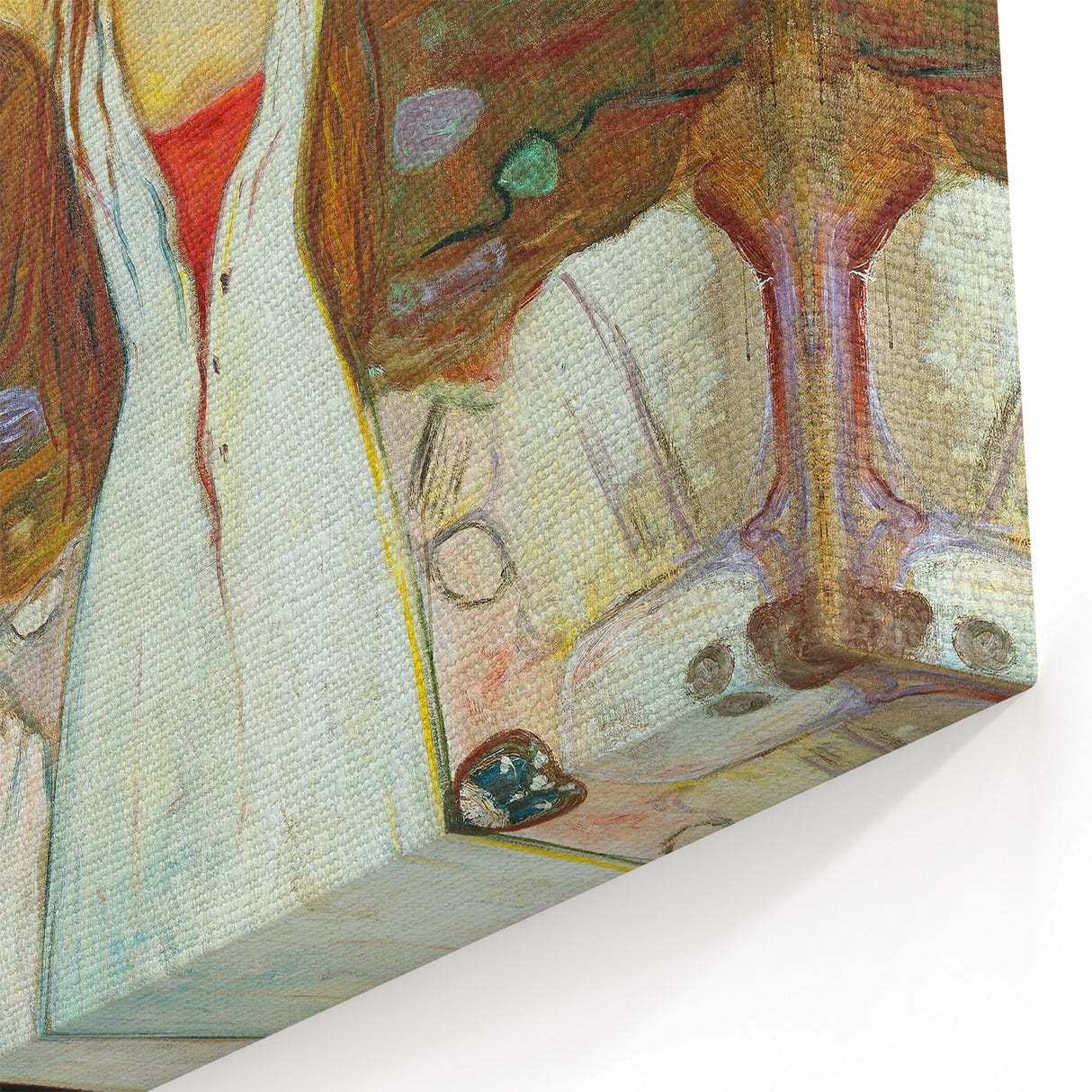 Expressionist Art: "Ashes" Abstract Modern Expressionism Wall Decor