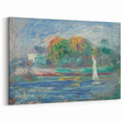 Impressionist Landscape Art – Vineyard Hills at Sunset