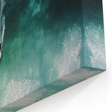 Aerial Surfer Wave Wall Art - Dynamic Coastal Adventure Scene Decor