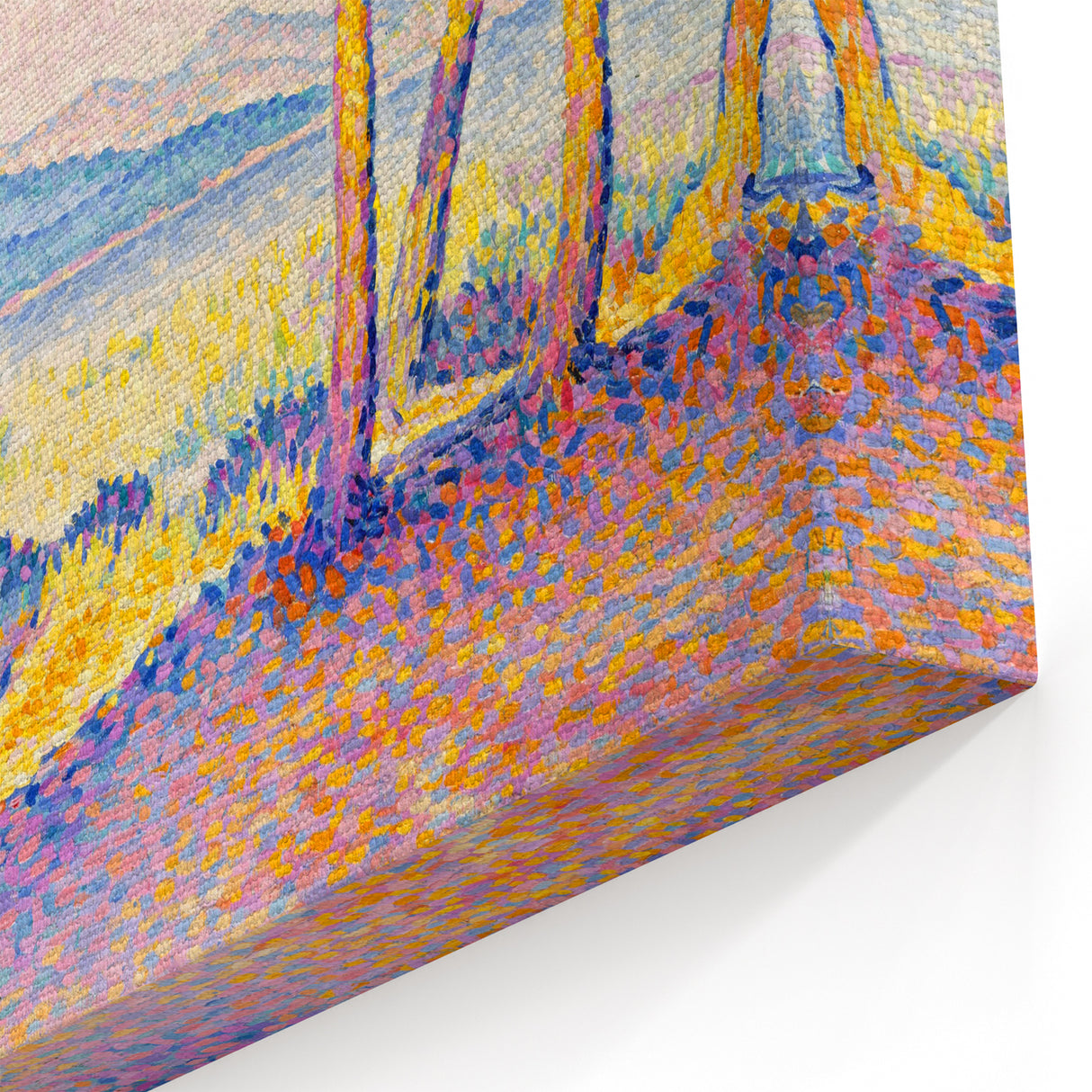 Impressionist Wall Art – Serene River and Misty Morning Light