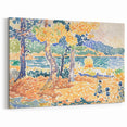 Impressionist Art – Golden Wheat Field at Sunset