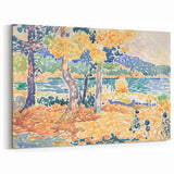 Impressionist Art – Golden Wheat Field at Sunset