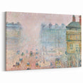 Impressionist Wall Art – Tranquil Garden with Blooming Flowers