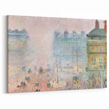 Impressionist Wall Art – Tranquil Garden with Blooming Flowers