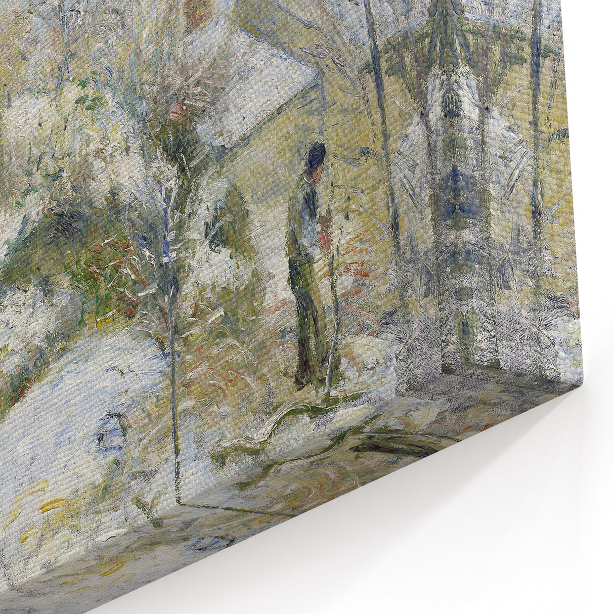 Impressionist Art – Vibrant Garden with Blossoming Flowers