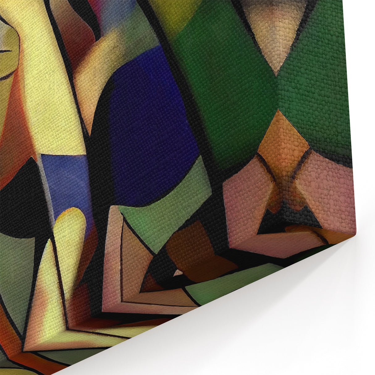 Colorful Figurative Abstract Canvas – Contemporary Human Art