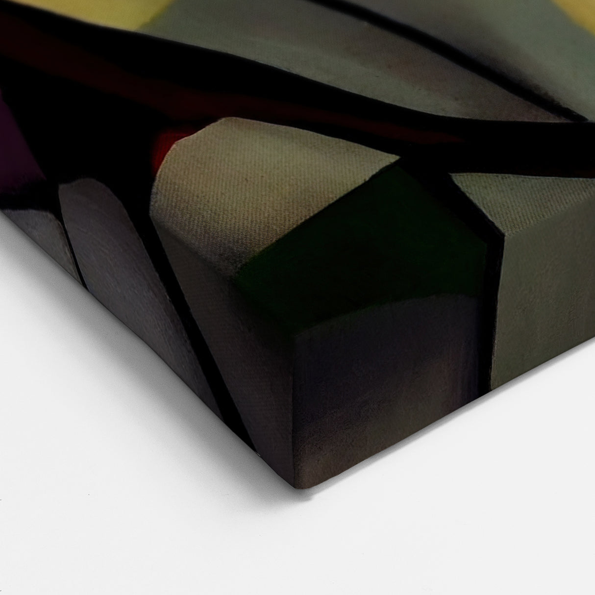 Colorful Figurative Abstract Canvas – Contemporary Human Art