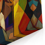 Contemporary Figurative Wall Art – Abstract Human Figures in Warm Hues