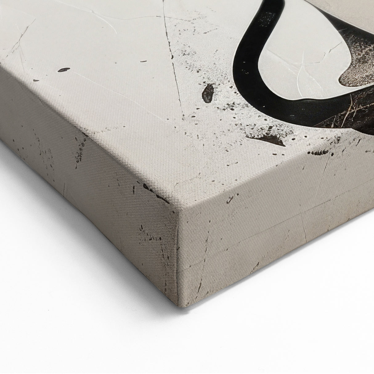 Abstract Figurative Cat Art - Modern Dual-Tone Feline Wall Decor