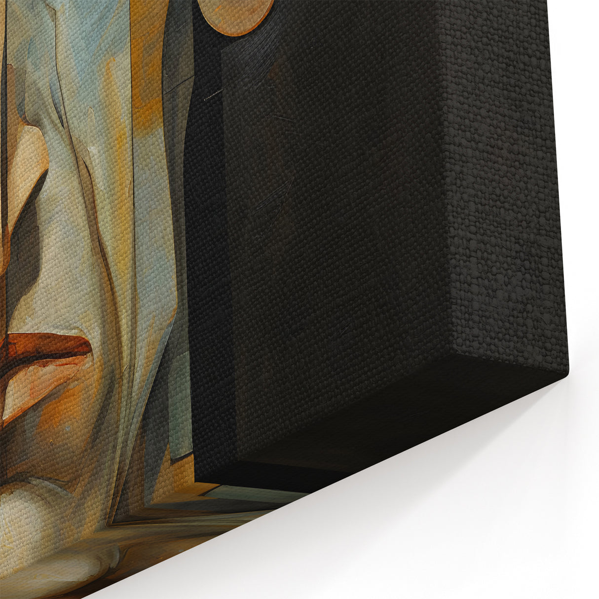 Abstract Human Portrait Art - Modern Figurative Cubism Wall Decor
