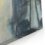 Modern Abstract Figurative Wall Art - Subtle Reflection in Pastel Tones