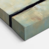 Figurative Abstract Canvas Art - Minimalist Red Silhouette Design