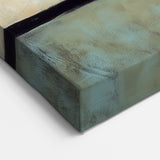 Abstract Human Figures on Canvas - Bold Minimalist Red Silhouette