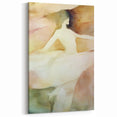 Artistic Figurative Designs - Soft Abstract Ballerina in Earthy Tones