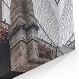 Brooklyn Bridge Wall Art - Iconic Architectural Canvas Print