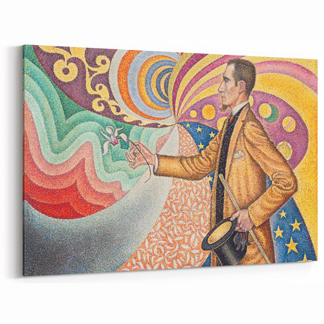 Modern Wall Art - Abstract Portrait with Vibrant Colors - Contemporary Art
