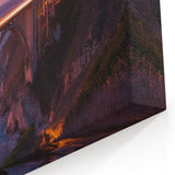 Bixby Bridge Wall Art - Sunset Coastal Landscape Canvas Print