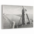 Modern Wall Art - Monochrome Rural Scene - Contemporary Art Prints