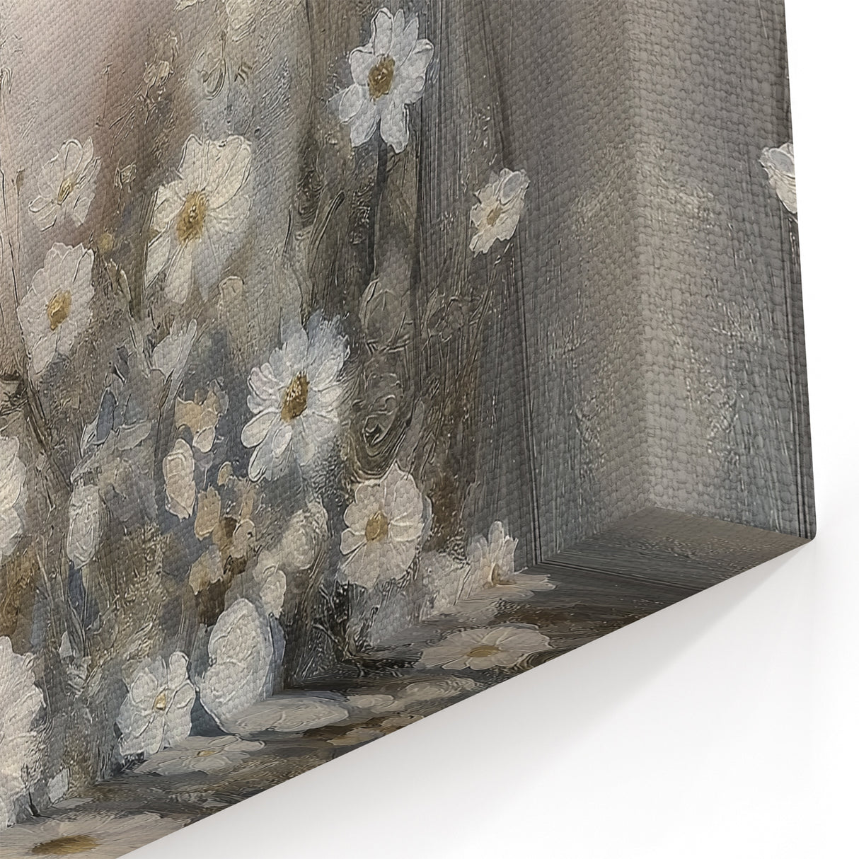Modern Figurative Abstract Canvas - Elegant Floral Wall Art Design