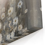 Modern Figurative Abstract Canvas - Elegant Floral Wall Art Design