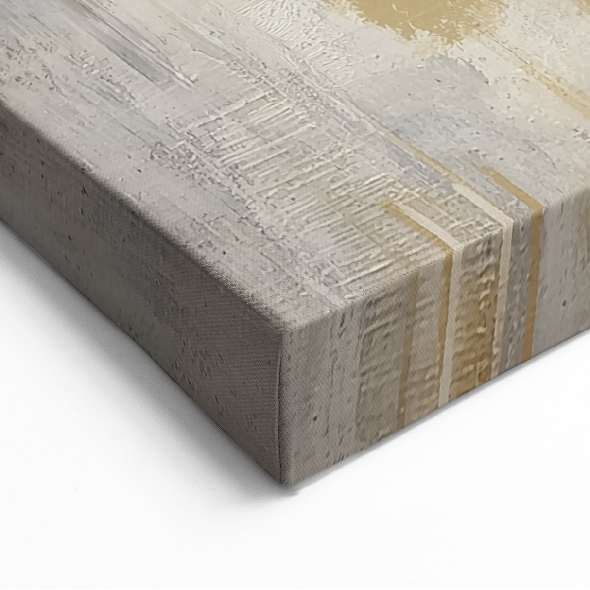 Abstract Human Figures Canvas - Modern Monochrome Gold Wall Art