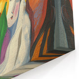 Colorful Figurative Abstracts - Vibrant Abstract Human Figures Art