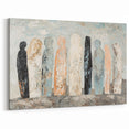 Abstract Human Figures - Modern Figurative Wall Decor in Neutral Tones