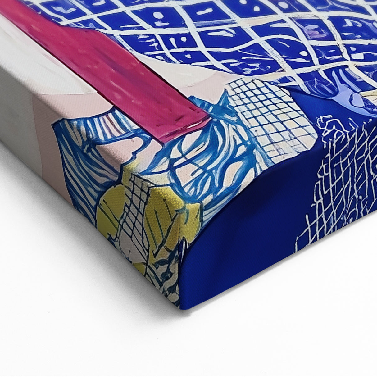 Colorful Figurative Abstract Canvas - Artistic Human Figure Wall Art