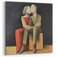 Modern Figurative Wall Decor - Abstract Human Figures in Subtle Tones