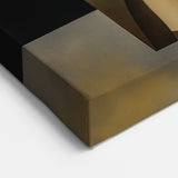 Abstract Human Figures Canvas - Modern Figurative Wall Decor in Warm Tones