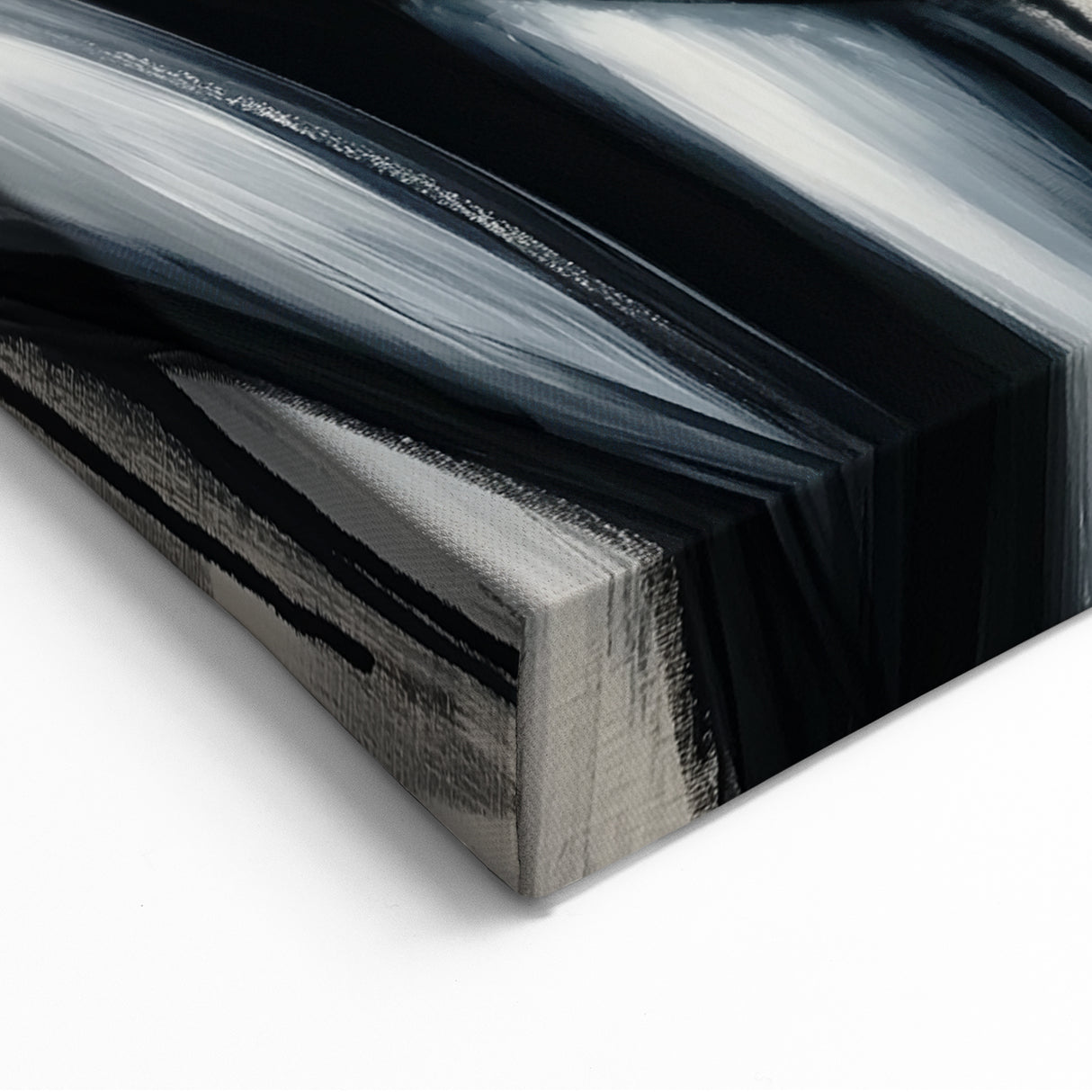 Modern Figurative Wall Art - Black and Gold Abstract Human Silhouette