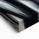 Modern Figurative Wall Art - Black and Gold Abstract Human Silhouette