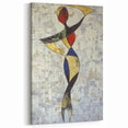Abstract Mosaic Figurative Art - Vibrant Human Silhouette Wall Décor