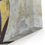 Abstract Mosaic Figurative Art - Vibrant Human Silhouette Wall Décor