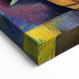 Colorful Figurative Wall Art - Abstract Modern Human Figures with Fish