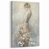 Abstract Figurative Art - Elegant Floral Design for Wall Decor