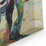 Contemporary Figurative Wall Art - Vibrant Abstract Dance Scene