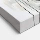 Abstract Figurative Wall Art - Pensive Sitting Silhouette in Modern Style