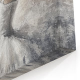 Elegant Figurative Wall Art - Graceful Ballerina in Soft White Tones