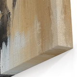 Minimalist Figurative Wall Art - Monochrome Silhouette with Earthy Tones