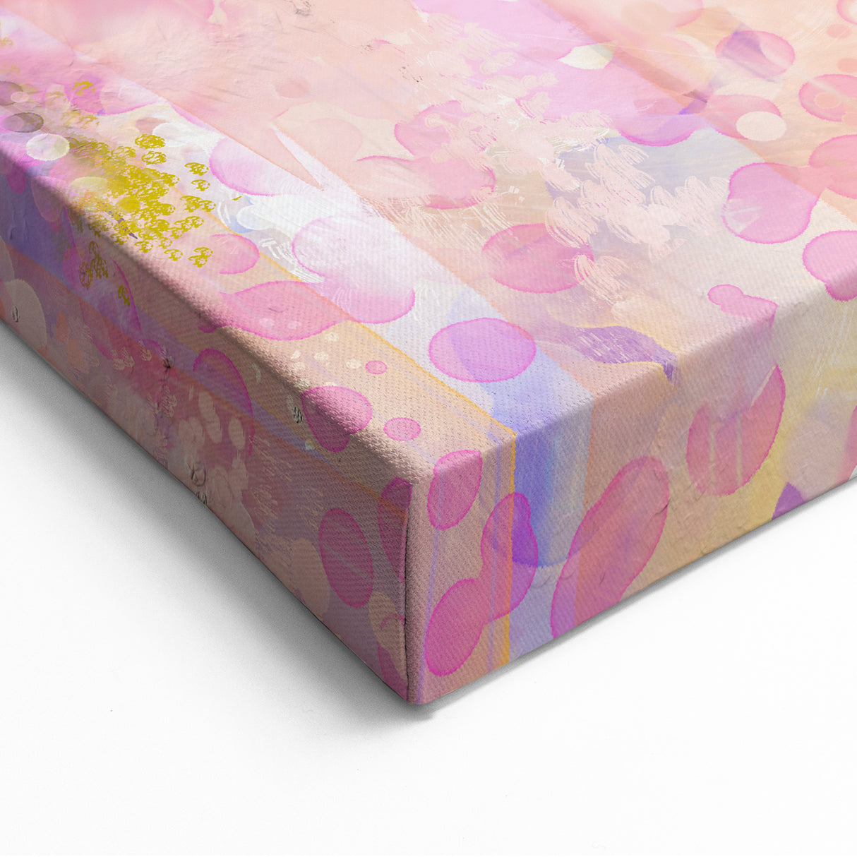 Abstract Floral Art Modern Vibrant Petals - Canvas Wall Decor