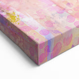 Abstract Floral Art Modern Vibrant Petals - Canvas Wall Decor