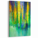 Abstract Floral Art Bold Contemporary Blooms - Canvas Wall Decor