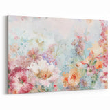 Modern Floral Abstract Art - Vibrant Flower Canvas Wall Decor