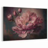 Abstract Floral Art Soft Pastel Blooms – Modern Canvas Wall Decor